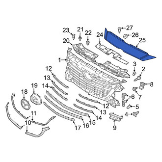 Mazda OE - Front Center Grille Molding