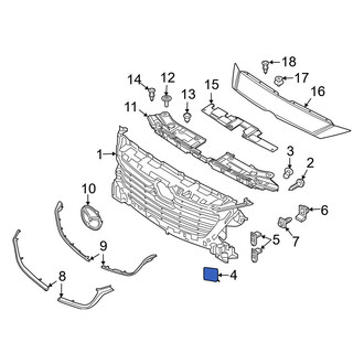Mazda OE - Grille Seal