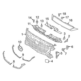 Mazda OE - Grille & Components (Mexico Built)