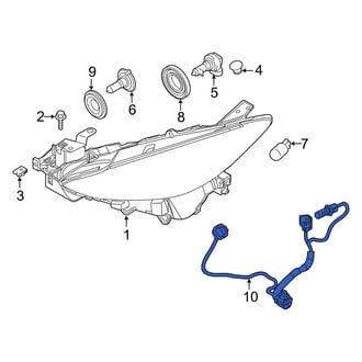 Mazda OE - Front Headlight Wiring Harness