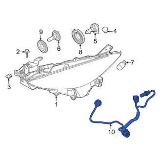 Mazda OE - Front Headlight Wiring Harness