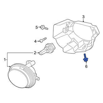 Mazda OE - Lower Fog Light Bolt
