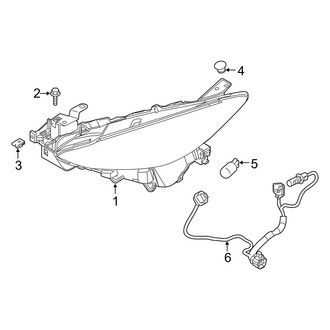 Mazda OE - Front Lamps - Headlamp Components (LED)