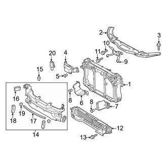 Mazda OE - Radiator Support