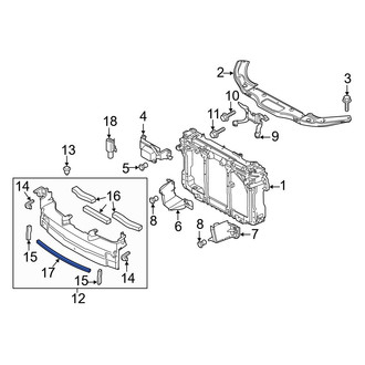 Mazda OE - Front Radiator Support Air Deflector Seal