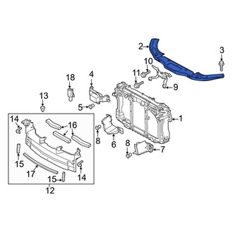 Mazda OE - Front Radiator Support Tie Bar