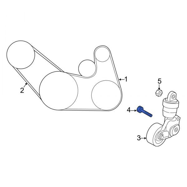 Belt Tensioner Bolt