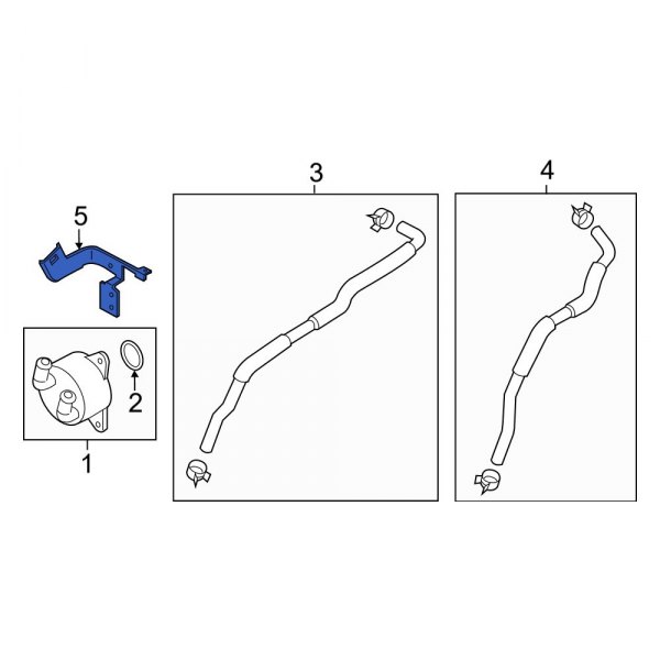 Transmission Oil Cooler Line Bracket