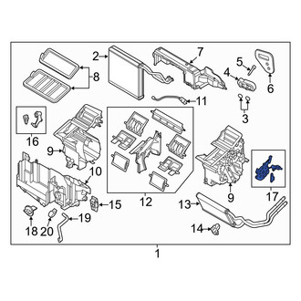 Mazda OE - HVAC Mode Door Lever Link
