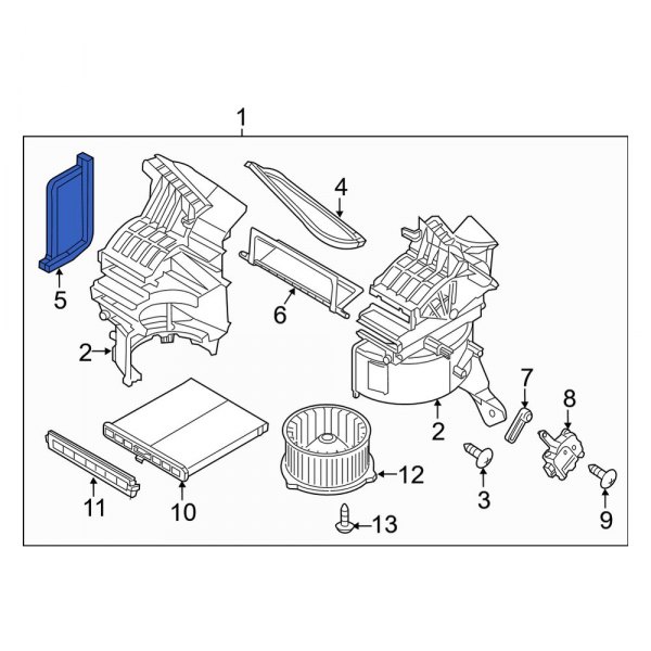 HVAC Blower Case Seal