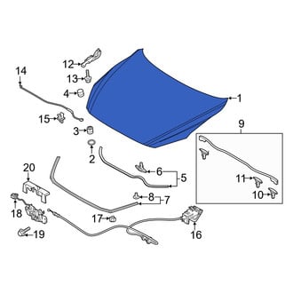 Mazda OE - Front Hood Panel
