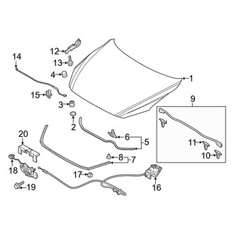 Mazda OE - Hood & Components