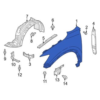Mazda OE - Front Left Fender