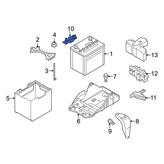 Mazda OE - Battery Cable Terminal End