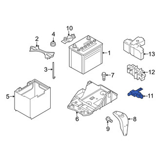Mazda OE - Battery Cable Terminal End