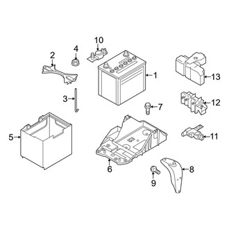 Mazda OE - Electrical - Battery