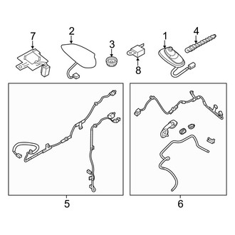 Mazda OE - Electrical - Antenna (i Grand Touring / I Sport / I Touring / S Grand Touring / S Touring Hatchback)