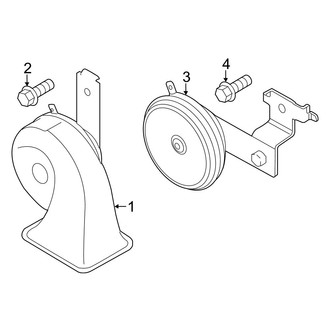 Mazda OE - Electrical - Horn (i Grand Touring / I Sport / I Touring / S Grand Touring / S Touring)