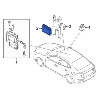 Mazda OE - Radio Control Unit