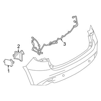 Mazda OE - Electrical Components (Blind Spot Monitoring), (i Grand Touring / I Sport / I Touring / S Grand Touring / S Touring Hatchback)