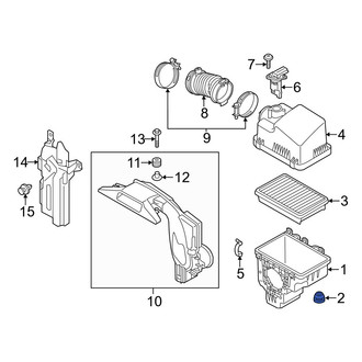 Mazda OE - Air Filter Housing Insulator