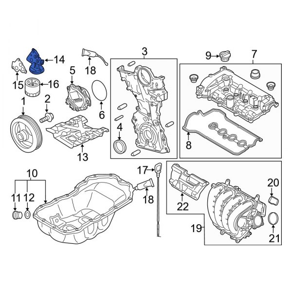 Engine Oil Filter Housing