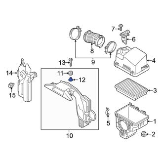 Mazda OE - Engine Air Intake Hose Sleeve