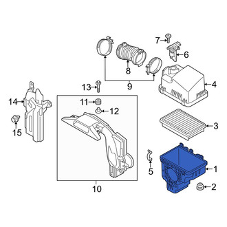 Mazda OE - Lower Air Filter Housing