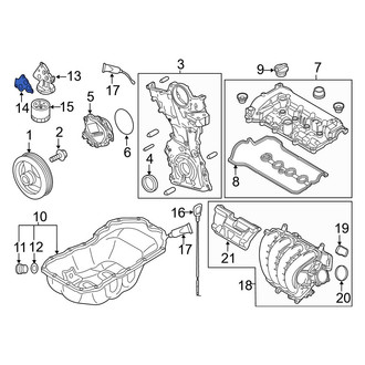 Mazda OE - Engine Oil Filter Housing Gasket