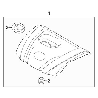Mazda OE - Engine / Transaxle - Engine Appearance Cover (GT / S / S Grand Touring / S Touring)