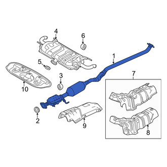 Mazda OE - Rear Catalytic Converter