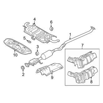 Mazda OE - Exhaust System - Exhaust Components