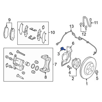 Mazda OE - Disc Brake Caliper Anchor Plate Bolt