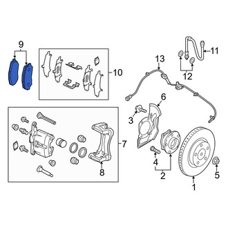 Mazda OE - Front Disc Brake Pad Set