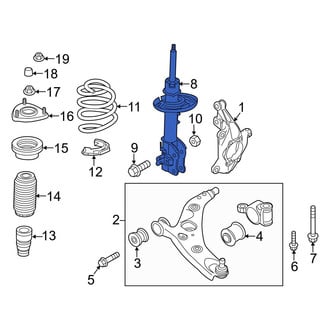 Mazda OE - Front Left Suspension Strut