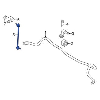 Mazda OE - Front Left Suspension Stabilizer Bar Link