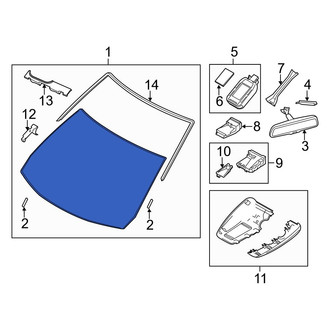 Mazda OE - Front Windshield