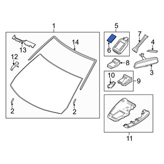 Mazda OE - Rain Sensor Cap