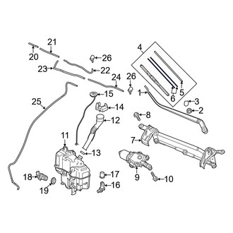 Mazda OE - Front Right Wiper Blade