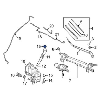 Mazda OE - Front Washer Fluid Reservoir Cap