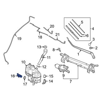 Mazda OE - Windshield Washer Pump