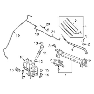 Mazda OE - Windshield - Wiper & Washer Components (Mexico Built)