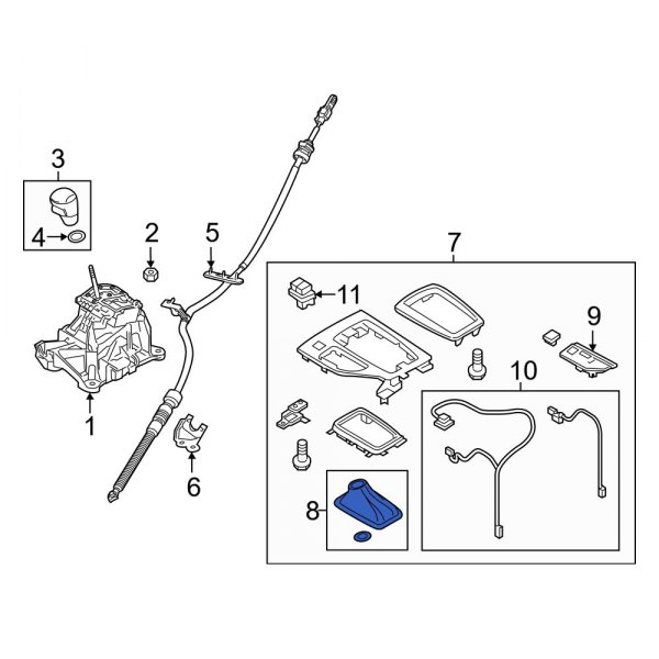 Automatic Transmission Shift Lever Boot