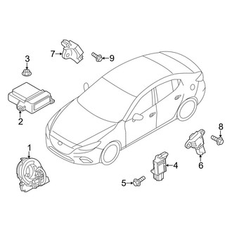 Mazda OE - Restraint Systems - Air Bag Components (Modules & Sensors)