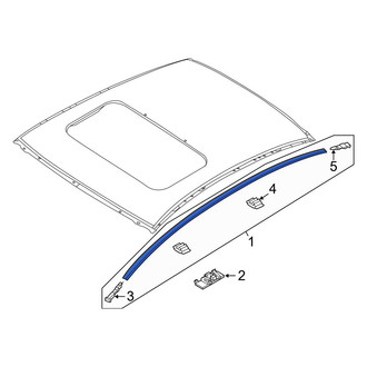 Mazda OE - Left Roof Molding