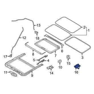 Mazda OE - Sunroof Drain Hose Clip
