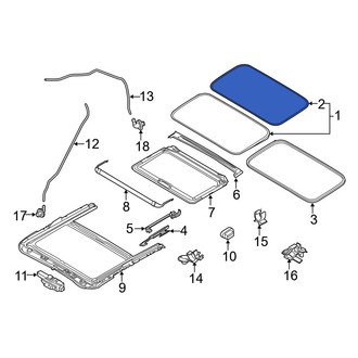 Mazda OE - Sunroof Seal
