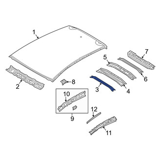 Mazda OE - Front Roof Bow