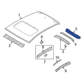 Mazda OE - Rear Roof Header Panel