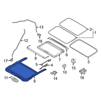 Mazda OE - Sunroof Frame
